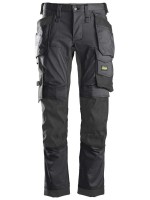 Snickers 6241 Allround Work, Stretch Trousers Holster Pockets - Steel Grey £86.99